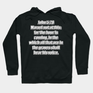 Bible Verse John 5:28 Hoodie